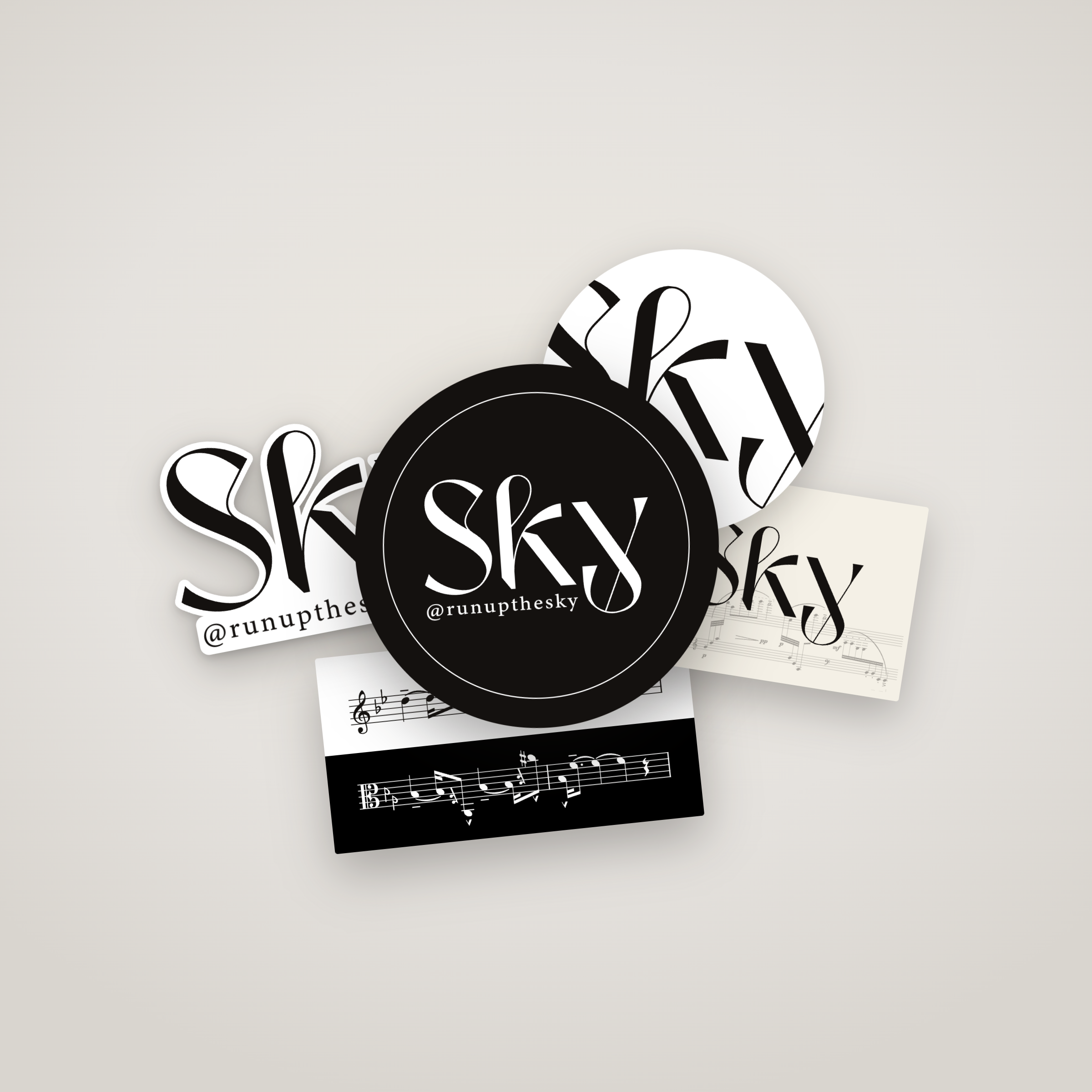 Run up the Sky sticker pack